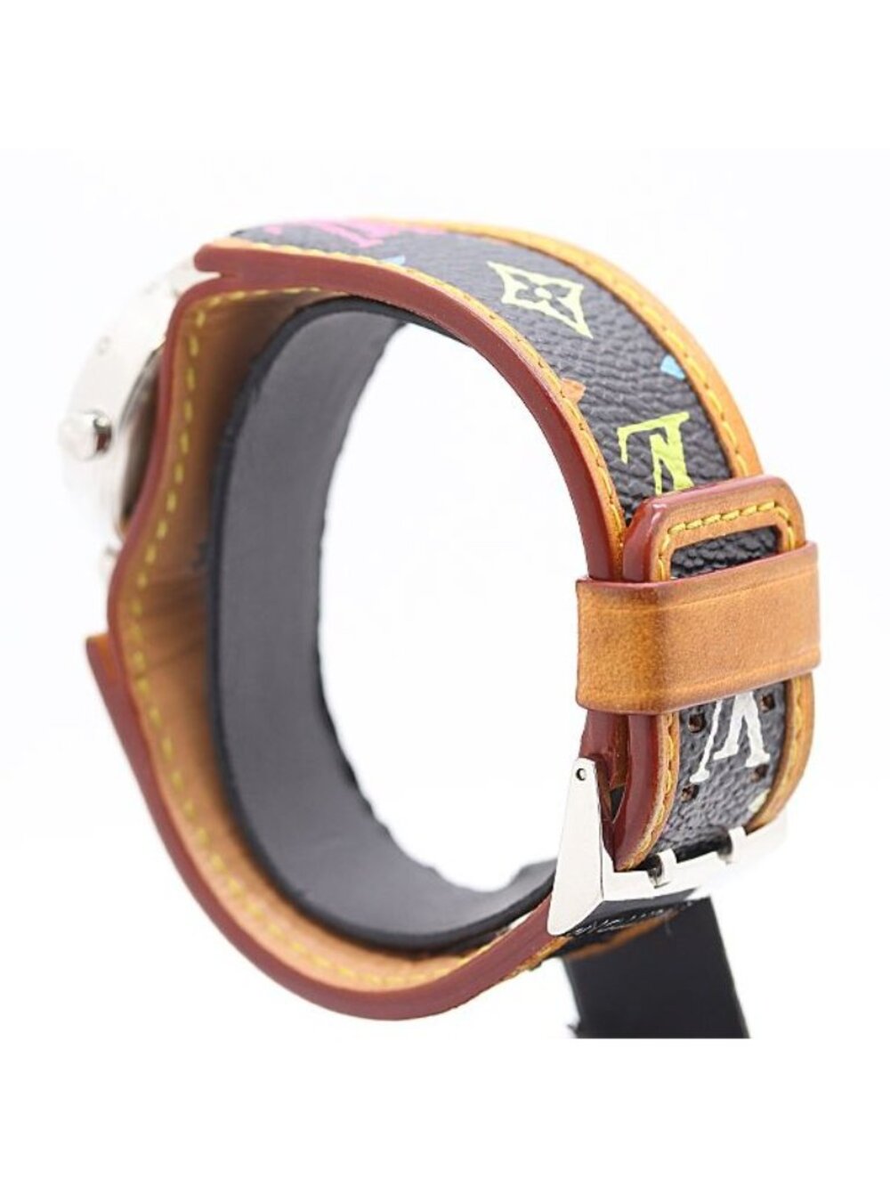 ★SOLD★ Louis Vuitton Tambour Brea Loulou Quartz White Shell Dial Watch - Picture 3 of 5